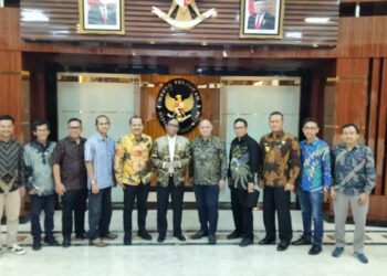 Jelang Sarasehan 25 Tahun IJTI, Pengurus Pusat Sampaikan Gagasan Jurnalisme Positif Kepada Menkopolhukam