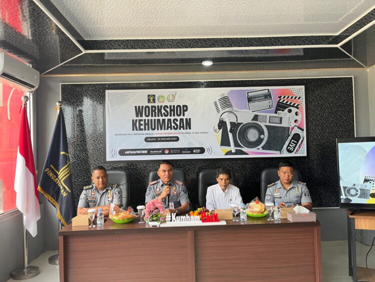Lapas Tarakan Gelar Workshop Kehumasan UPT Kemenkumham Kaltara, Gandeng Jurnalis Lokal
