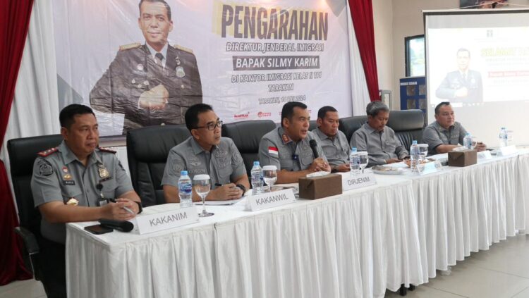 Dirjen Imigrasi, Silmy Karim Kunjungi Imigrasi Tarakan: Fokus Pengamanan Keimigrasian dan Pelayanan Berkualitas