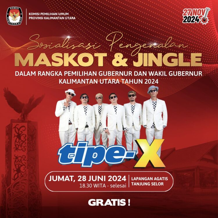 Sosialisasi Pengenalan Maskot dan Jingle Pilkada Kaltara 2024