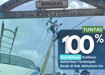 Ujoh Bilang Normal 7 hari lebih cepat, Kelistrikan Mahulu kini normal 100 persen