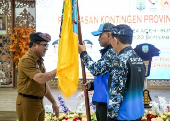 Bertolak ke Aceh-Sumut, Sekprov Sampaikan Pesan Untuk Kontingen Kaltara