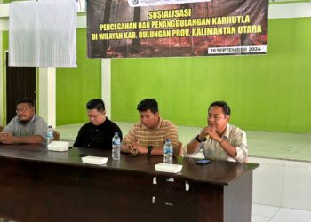 Cegah Bahaya Karhutla, Polda Kaltara Bersama BPBD dan Perusahaan Sawit Gencarkan Sosialisasi