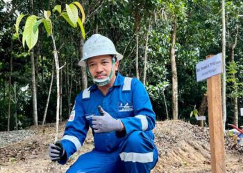 Komitmen terhadap Kelestarian Lingkungan, Manajemen JOB Simenggaris Lakukan Penanaman Pohon di Hutan Konservasi Arboretum South Sembakung