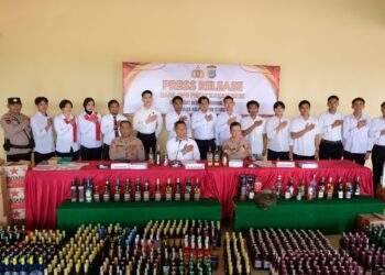 Ratusan Botol Miras hingga Pengungkapan Togel dilakukan Ditreskrimum selama Operasi Pekat