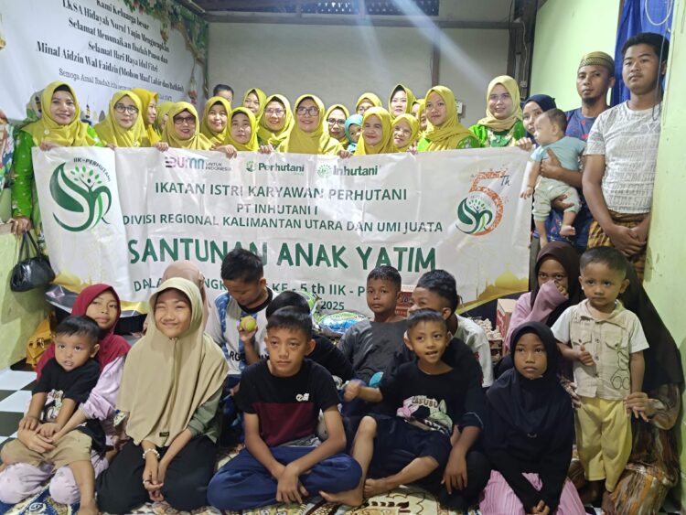 Rayakan HUT ke-5, IIK Perhutani Divre IV Kaltara Tebar Kebahagiaan untuk Anak Yatim di Bulan Ramadan