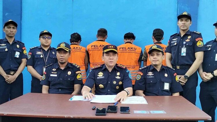 Melakukan Penangkapan di Perairan Indonesia, PSDKP Tangkap Nelayan Malaysia