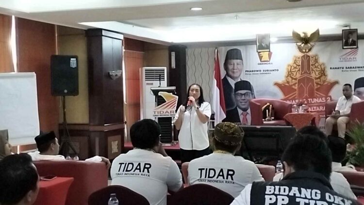 Pelatihan Tunas Muda dan Musda TIDAR Kaltara di Hadiri langsung Rahayu Saraswati 