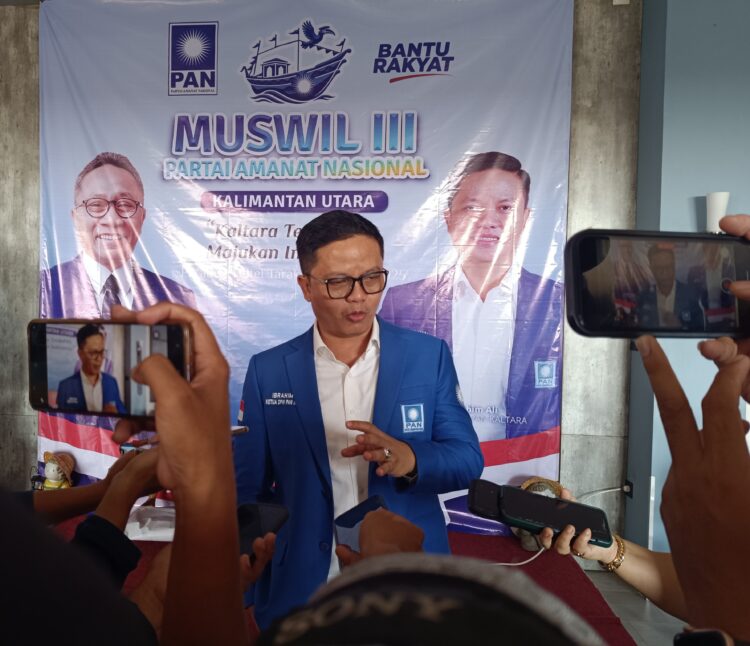 Ibrahim Ali Kembali Pimpin DPW PAN Kaltara, Target Kader Duduk di Eksekutif