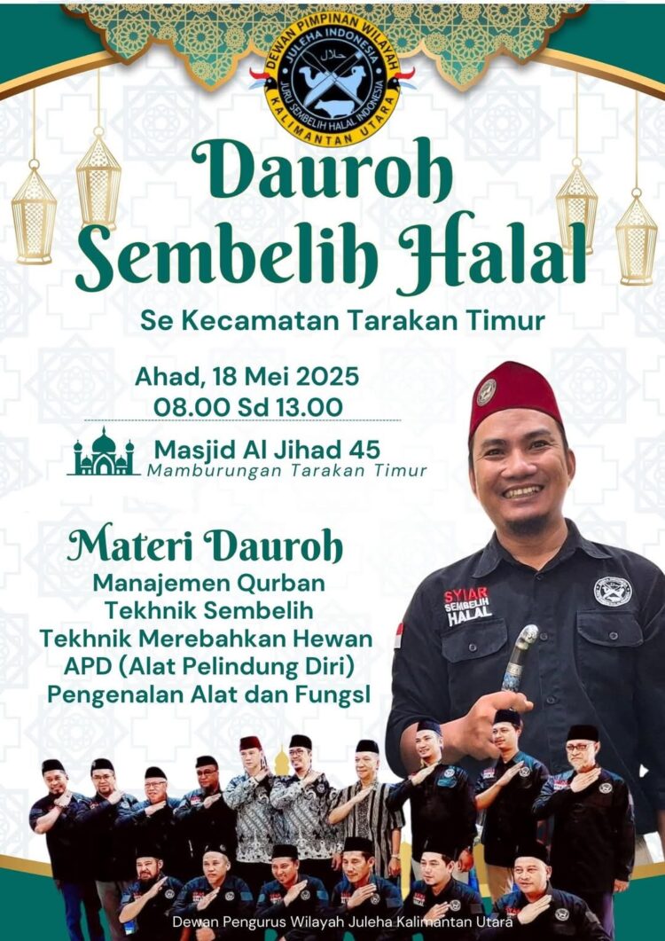 Juleha Kaltara Siap Edukasi Masyarakat Tarakan Soal Penyembelihan Halal