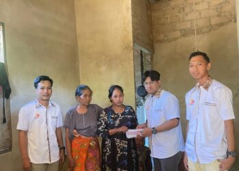 Respon Cepat TIDAR Kaltara, Salurkan Bantuan Ke Korban Kebakaran di Sebatik