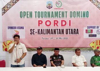 Ratusan Perserta Ikuti Turnamen Domino se-Kaltara untuk Persiapan Menpora Cup I