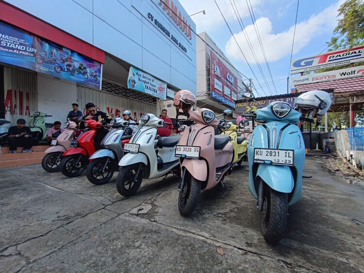 City Touring Yamaha Grand Filano Warnai Pagi Cerah Tarakan