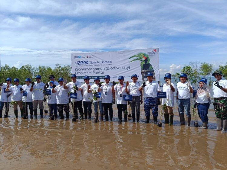 Telkom Tanam 5.000 Mangrove di Kaltara, Dorong Keberlanjutan Lingkungan Lewat “GoZero%” Goes to Borneo”