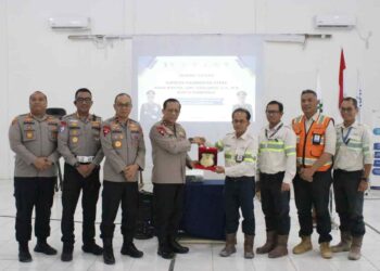 Kapolda Kaltara Apresiasi Dukungan PT. PKN terhadap Program Harkamtibmas, Kunjungi Site Tambang di Desa Apung