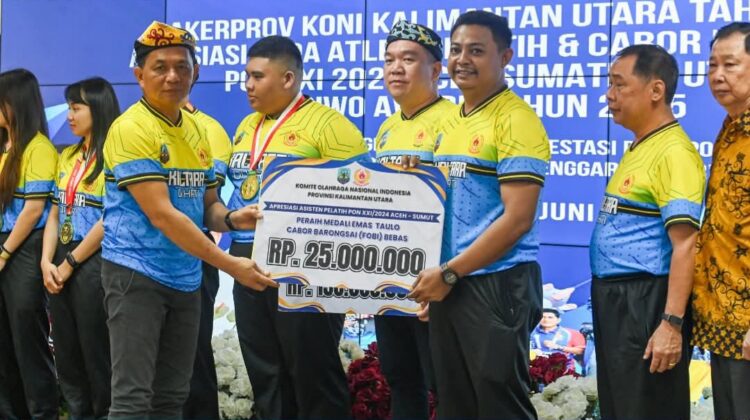 KONI Kaltara Gelontorkan Rp3,3 M Bonus Atlet PON, Rakerprov Dirangkai dengan SIWO Award