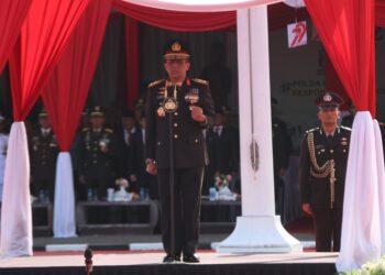 Polda Kaltara Gelar Upacara Hari Bhayangkara ke-79, Momentum Refleksi dan Penguatan Pengabdian Untuk Masyarakat