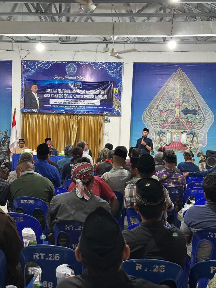 Supa’ad Hadianto Tegaskan Komitmen Perjuangkan Aspirasi Kesehatan Masyarakat Tarakan