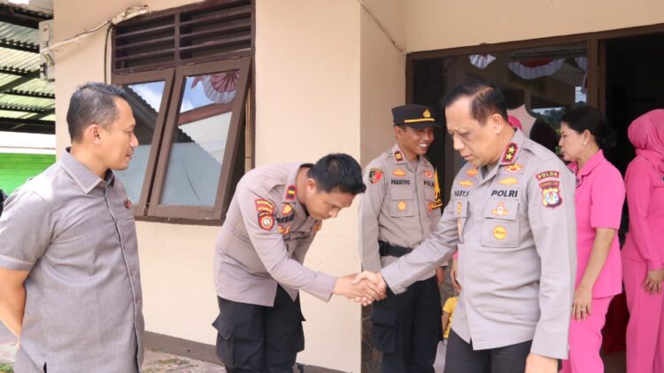 Kapolda Kunjungi Polsek Tanjung Palas, Cek Kesiapan Personel dan Berikan Motivasi