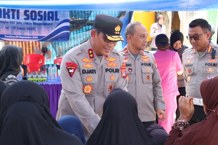 Polda Kaltara Bakti Sosial Peringatan Hari Lalu Lintas Bhayangkara ke-70