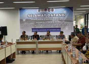 Deddy Sitorus Pimpin Rapat di PLBN Sebatik