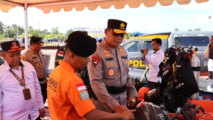 Polda Gelar Apel Kesiapsiagaan Dalam Rangka Tanggap Darurat Bencana Hidrometeorologi