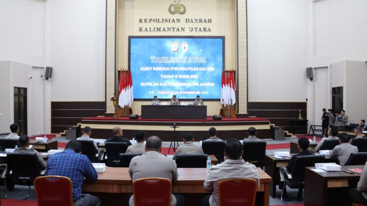 Kapolda Kaltara Pimpin Taklimat Awal Audit Kinerja Tahap II T.A. 2025