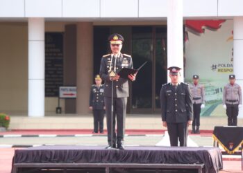 Upacara Hari Pahlawan 2025, Wakapolda : Hidupkan Api Semangat Juang Kepahlawanan di Insan Bhayangkara