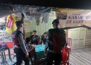 Tim Patroli Perintis R4 Ditsamapta Polda Kaltara Sasar Titik Rawan di Bulungan Hingga Dini Hari