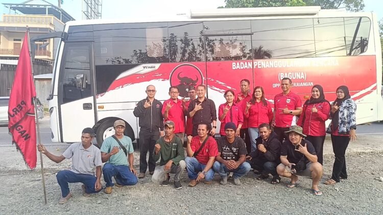 PDIP Tarakan Kirim Bantuan Bus Klinik Kesehatan ke Sumatera
