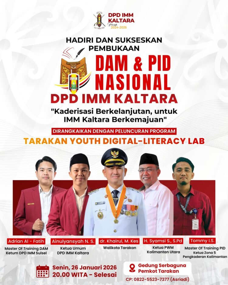 DPD IMM Kaltara Siap Gelar DAM dan PID Nasional, Luncurkan Tarakan Youth Digital-Literacy Lab