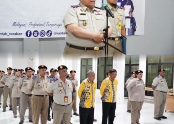 Lantik Panitia Ajudikasi PTSL 2026, Kepala Kantor Pertanahan Tarakan Tekankan Profesionalisme dan Integritas