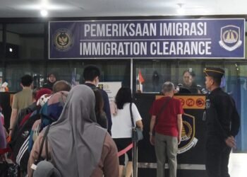 Perlintasan Internasional melalui Tarakan Relatif Landai