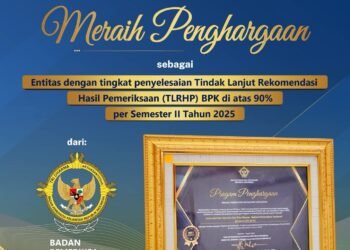 ATR/BPN Raih Penghargaan BPK RI, Tindak Lanjut Rekomendasi Pemeriksaan Capai di Atas 90 Persen