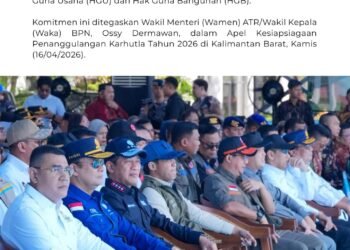 ATR/BPN Perkuat Pengawasan HGU dan HGB untuk Cegah Karhutla di Kalimantan Barat