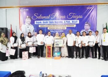 Kantor Pertanahan Tarakan Gelar Pelepasan dan Penyambutan PPPK, Perkuat Kinerja dan Kapasitas Pegawai