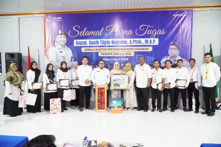 Kantor Pertanahan Tarakan Gelar Pelepasan dan Penyambutan PPPK, Perkuat Kinerja dan Kapasitas Pegawai