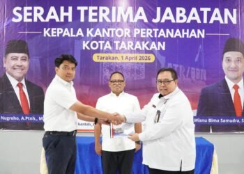 Serah Terima Jabatan Kepala Kantor Pertanahan Tarakan, Pastikan Layanan Tetap Optimal