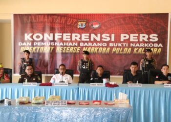 Polda Kaltara Gelar Pemusnahan Barang Bukti Narkoba Periode Februari hingga April