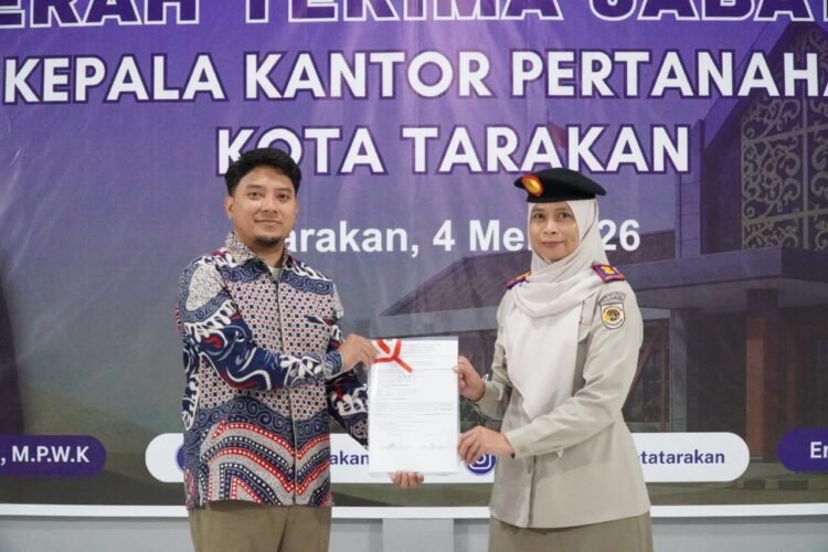 Serah Terima Jabatan Kepala Kantor Pertanahan Tarakan, Perkuat Pelayanan Publik dan Integritas