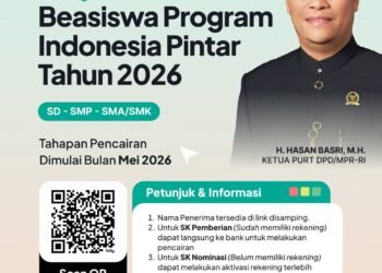 Senator Hasan Basri Kembali Gulirkan Beasiswa PIP untuk 1.200 Siswa Kaltara