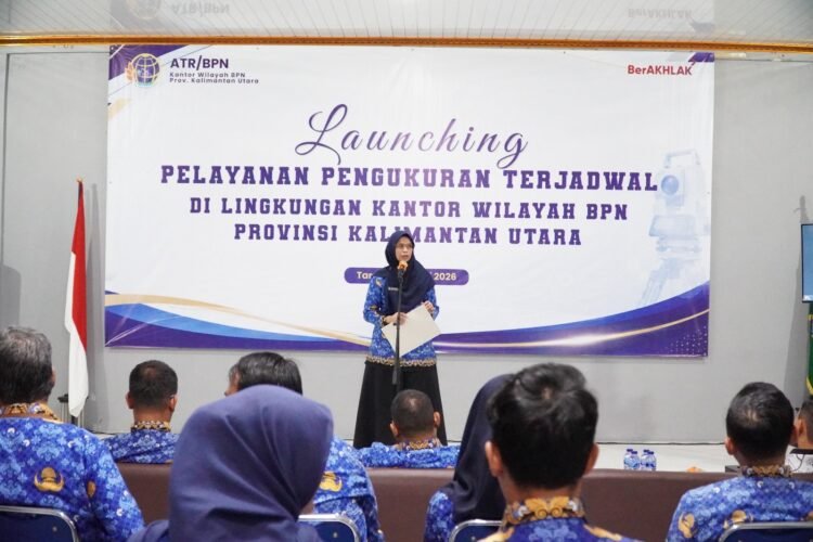 Kanwil BPN Kaltara Luncurkan Layanan Pengukuran Terjadwal