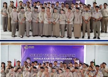 Apel Perdana, Kepala Kantor Pertanahan Tarakan Tekankan Disiplin dan Pelayanan Prima