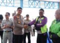 Kapolda Kaltara Hadiri “Polantas Menyapa” Bersama Mitra Ojek Online dalam Rangka Hari Bhayangkara ke-80