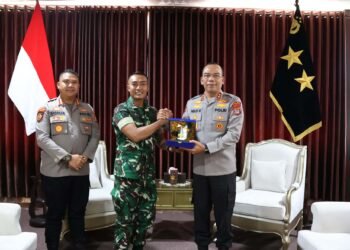 Perkuat Sinergi TNI–Polri, Kapolda Kaltara Terima Kunjungan Silaturahmi Danyonif TP 880/Banuanta