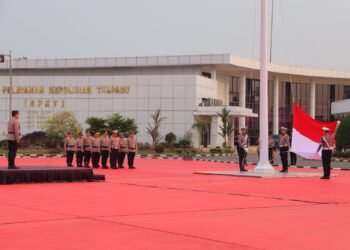 Polda Kaltara Gelar Upacara Peringatan Hari Olahraga Nasional 2026